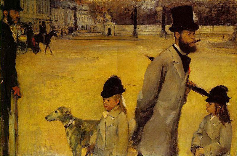 Place de la Concorde, Edgar Degas